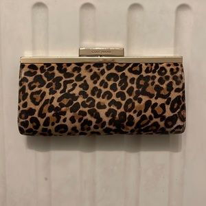 Cole Haan leopard wallet